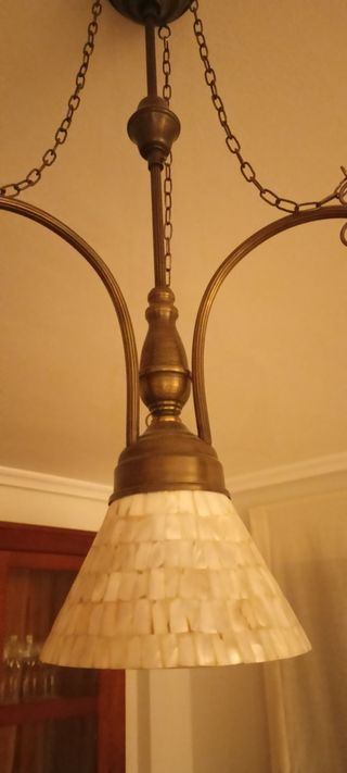 Lámpara salón vintage 3 luces