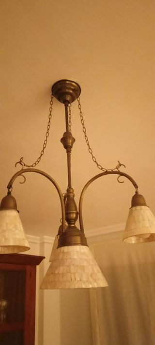 Lámpara salón vintage 3 luces