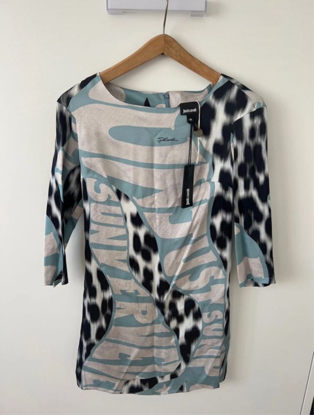 Vestito Just Cavalli - Blu e Bianco