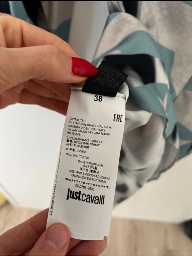 Vestito Just Cavalli - Blu e Bianco