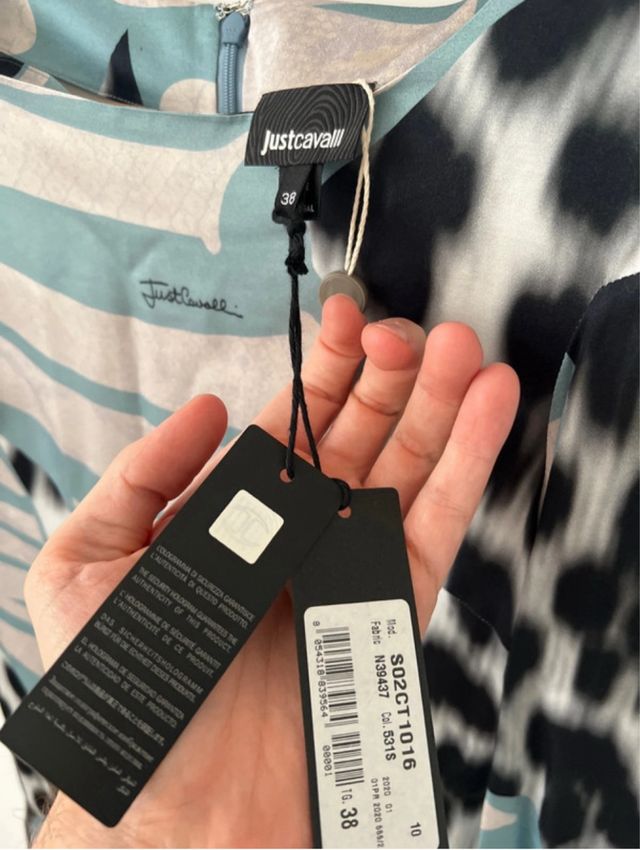 Vestito Just Cavalli - Blu e Bianco