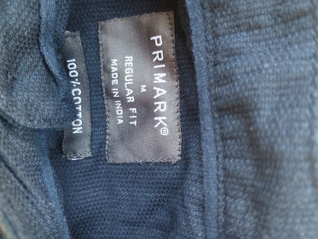 Camisa Primark azul - Talla M