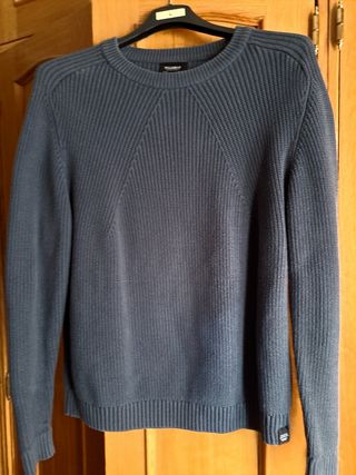 JERSEY AZUL DENIM PULL AND BEAR T. M