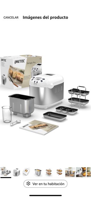 Panificadora Imetec ZeroGlu Pro Sin Gluten