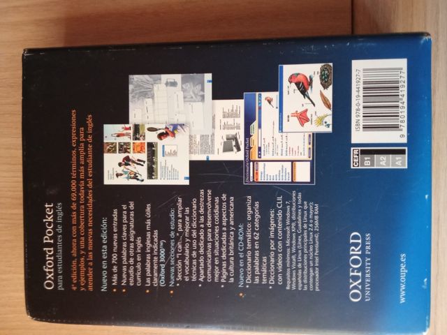 Vendo diccionario de inglés Oxford pocket