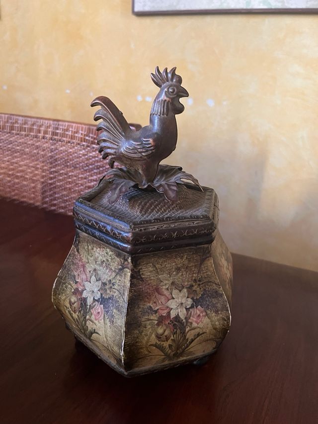 Cajas vintage gallo - Decoración