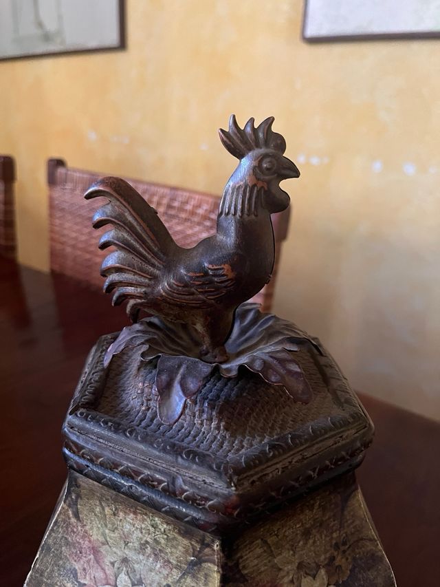 Cajas vintage gallo - Decoración