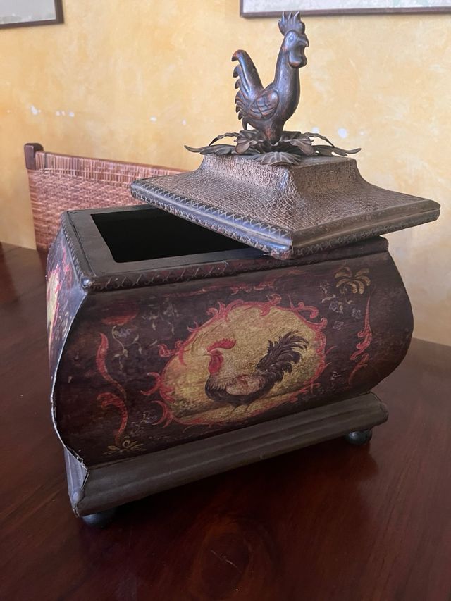 Cajas vintage gallo - Decoración