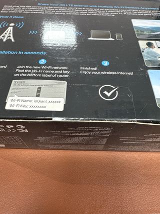 Router 4G SIM, WiFi AC1200 5GHz y 2.4GHz#000894