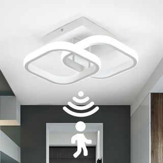 NUEVA lámpara techo led con sensor 22W 24x24x9cm