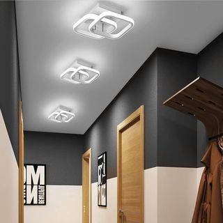 NUEVA lámpara techo led con sensor 22W 24x24x9cm