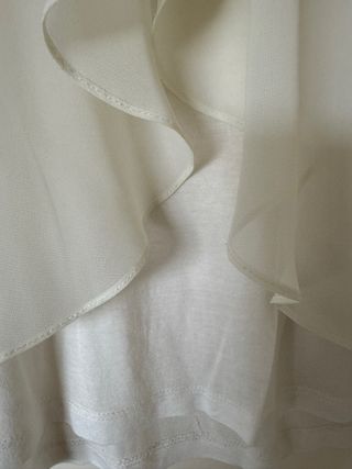 Blusa blanca HM - Top dos tejidos