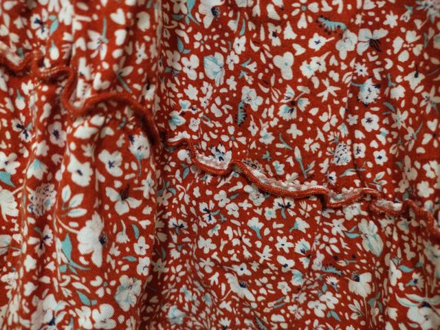 Falda floral color caldera - Talla M