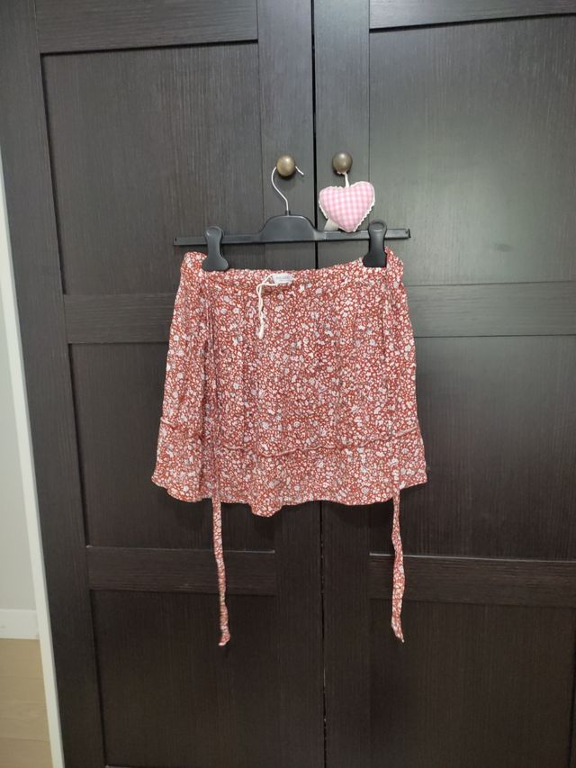 Falda floral color caldera - Talla M