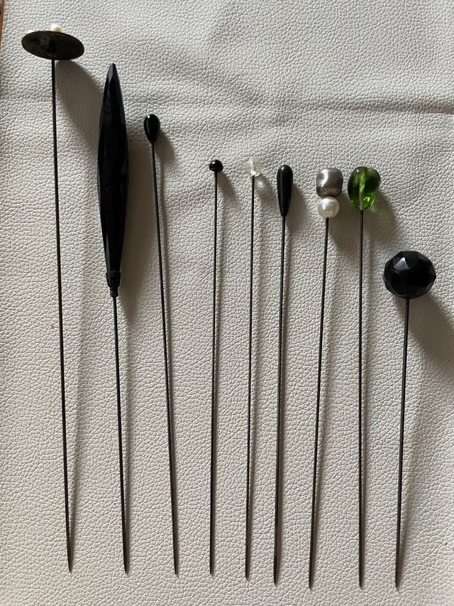 Alfileres vintage para tocado (9)