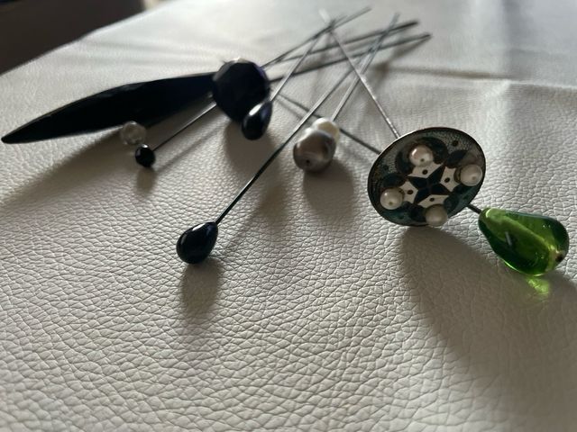 Alfileres vintage para tocado (9)