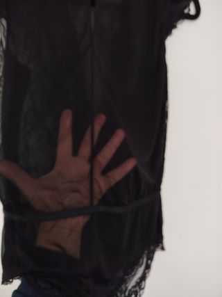 Body encaje negro con transparencias
