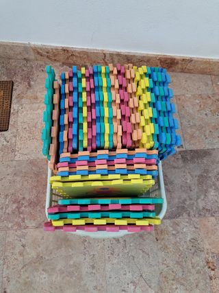 Alfombra Gomaespuma puzzle niños números animales 