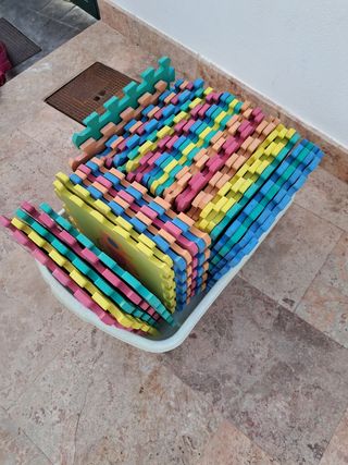 Alfombra Gomaespuma puzzle niños números animales 