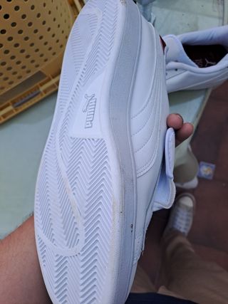 Zapatillas Puma Softfoam blancas y rojas