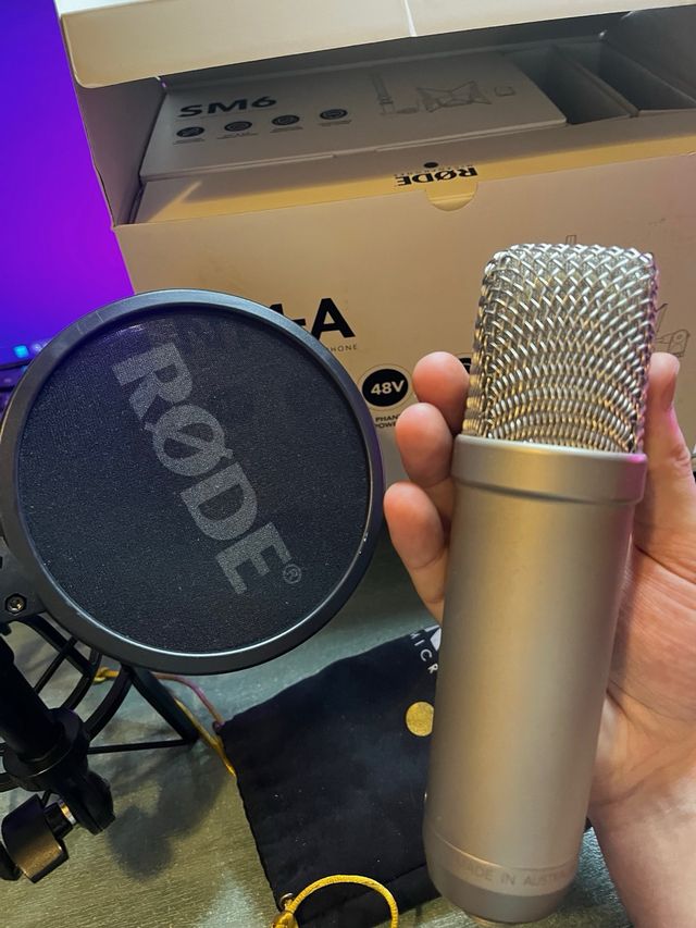 Micrófono RØDE NT1-A nuevo + kit completo (estudio)