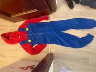 Pijama Mario Bros niño - Rojo y Azul