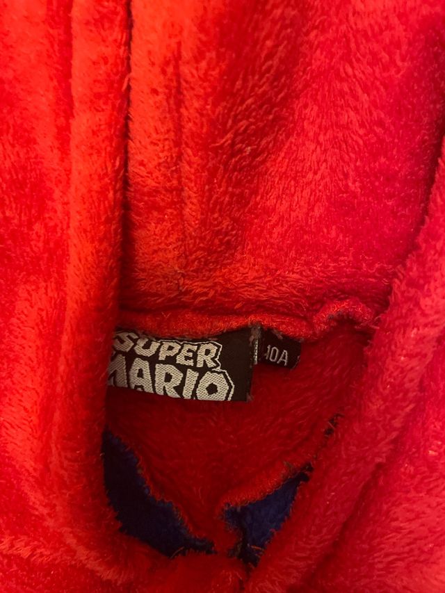 Pijama Mario Bros niño - Rojo y Azul