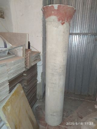 Tubo hormigón antiguo