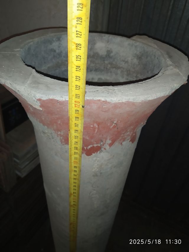 Tubo hormigón antiguo