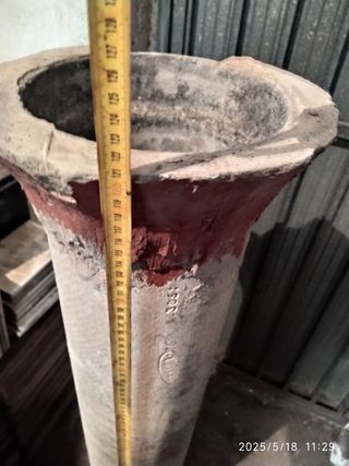 Tubo hormigón antiguo