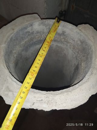 Tubo hormigón antiguo