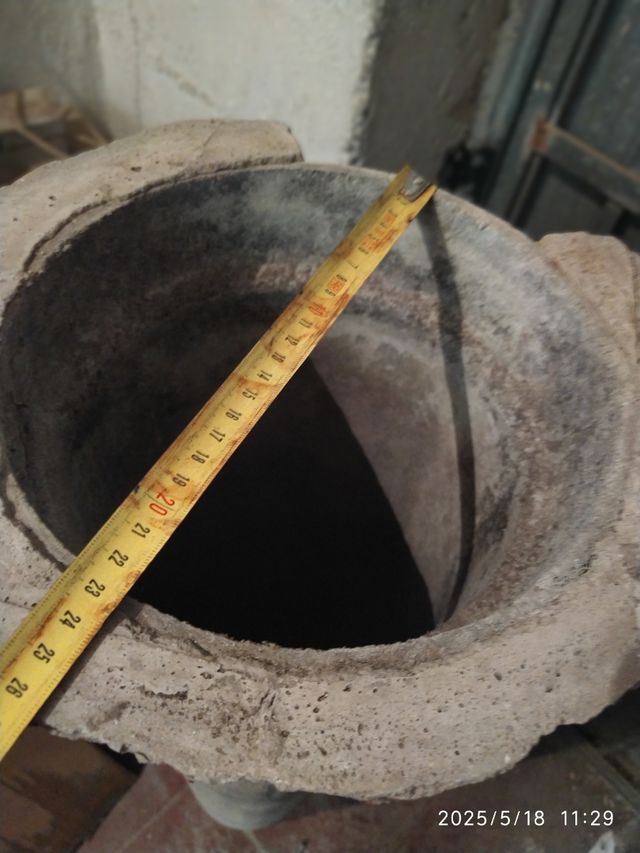 Tubo hormigón antiguo