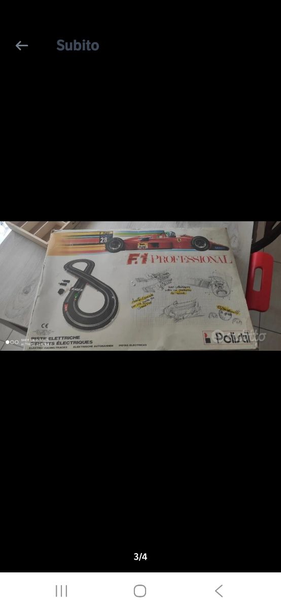 Pista polistirolo anni 90