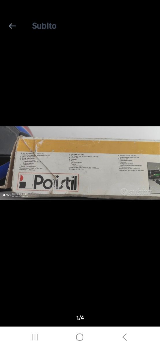 Pista polistirolo anni 90