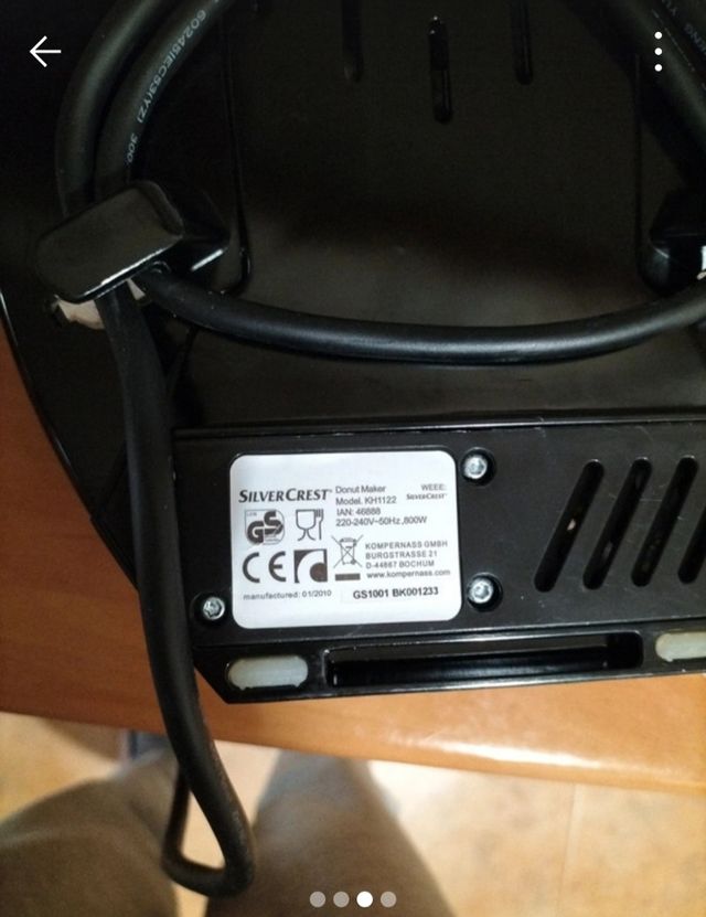 Máquina Donuts Silvercrest