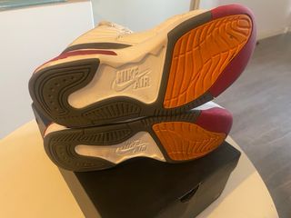 Zapatillas Nike Jordan Aura 5 blancas y rojas