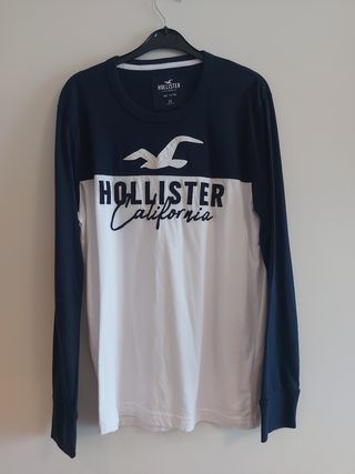 Camiseta Hollister manga larga talla XS