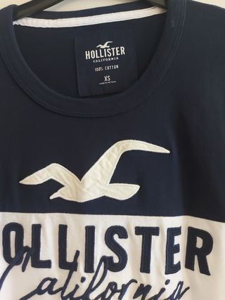 Camiseta Hollister manga larga talla XS