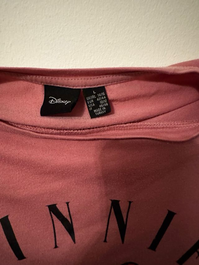 Maglietta rosa Minnie Mouse Disney - Taglia L