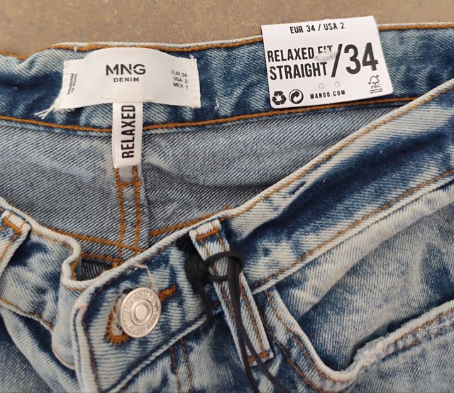 Pantalones Vaqueros Mango