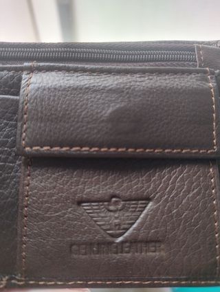 Cartera hombre marrón