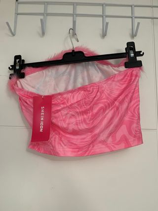 Top corto rosa Shein - Gato