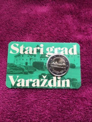 Moneda Croacia 2024 Varazdin en coincard