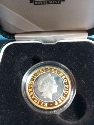 2 libras oro y plata 