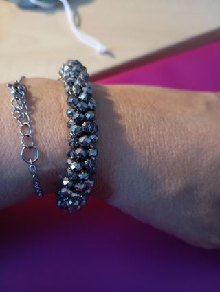 Bracciale e orecchini