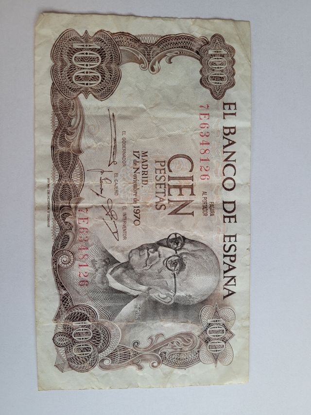 BILLETE 100 PESETAS
