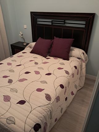 Cabecero cama matrimonio 1.35 m- Mesita de noche