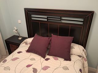 Cabecero cama matrimonio 1.35 m- Mesita de noche