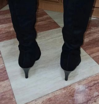 Botas negras ante - nº36