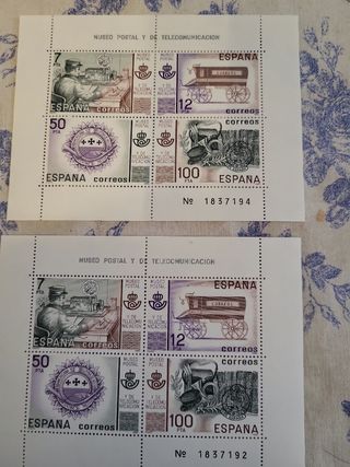 Sellos Museo Postal y Telecomunicacion 